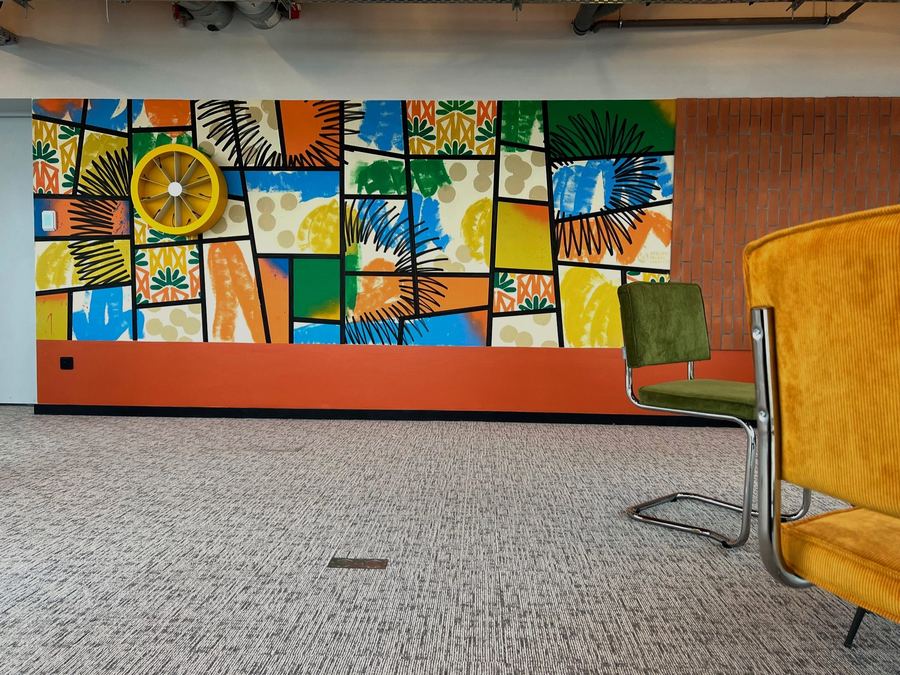 Fresque murale Arboretum · Comet (1/2) — Atelier Nickel Chrome