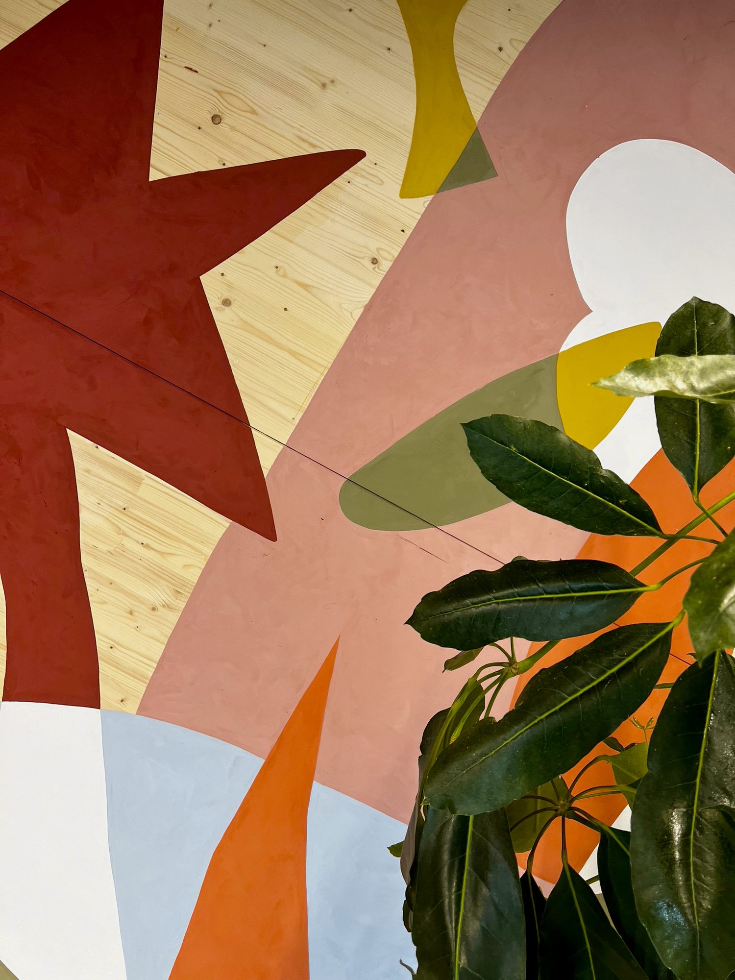 Perspective d'angle — fresque murale Morning Boulogne, Boulogne-Billancourt