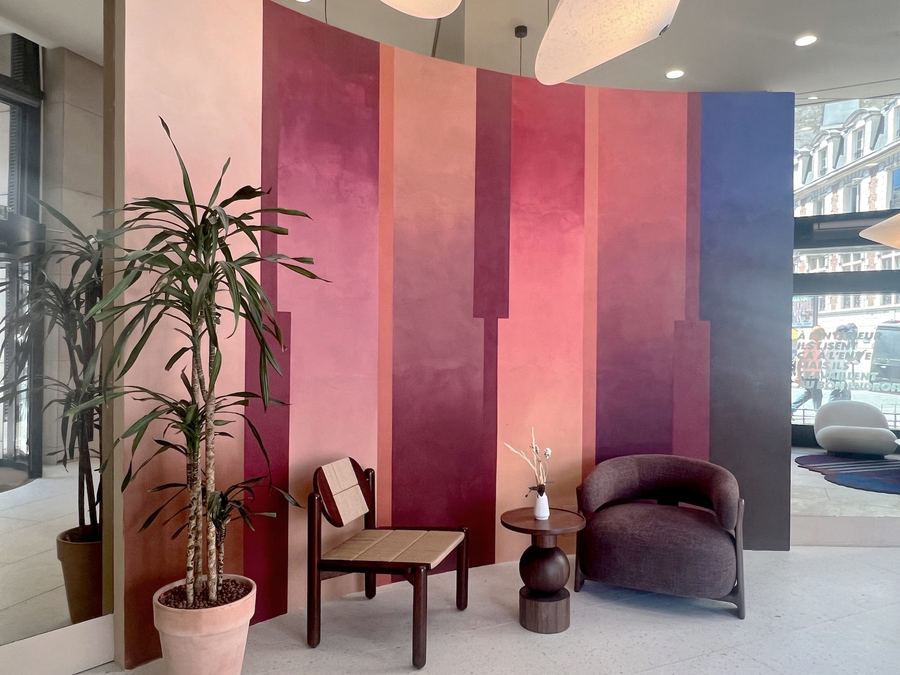 Fresque murale Morning Laborde — Atelier Nickel Chrome