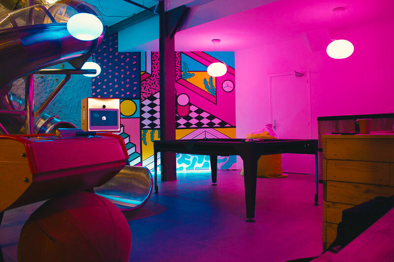 Fresque murale Office Riders — Atelier Nickel Chrome