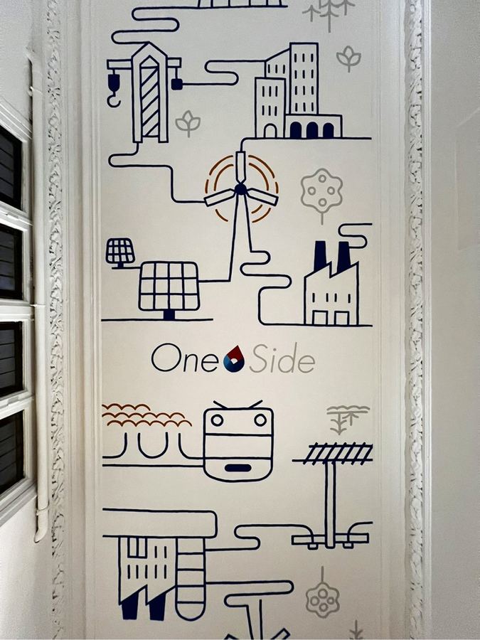 Fresque murale One Side — Atelier Nickel Chrome