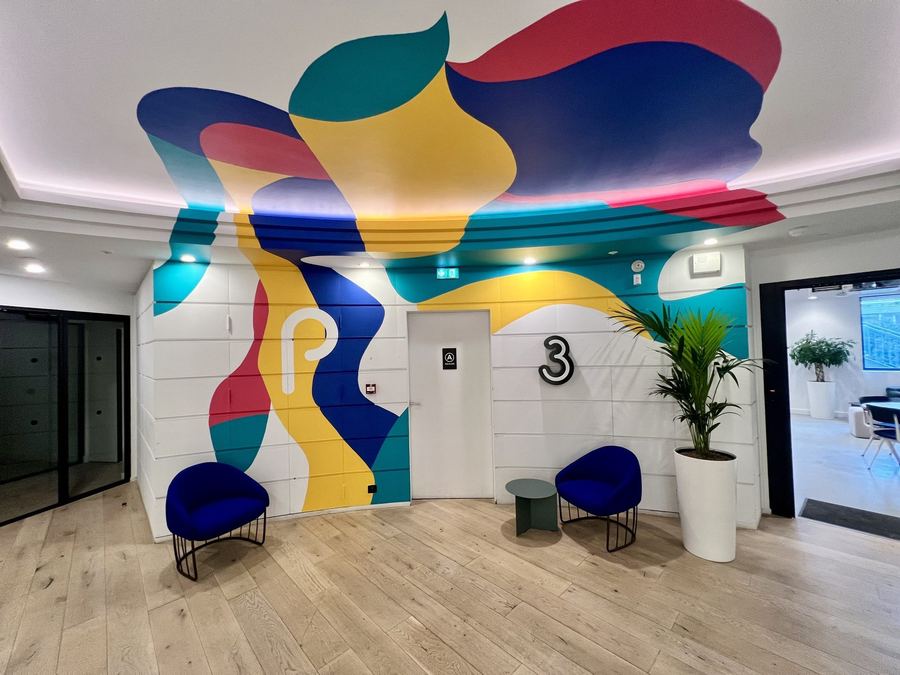 Fresque murale Papernest — Atelier Nickel Chrome