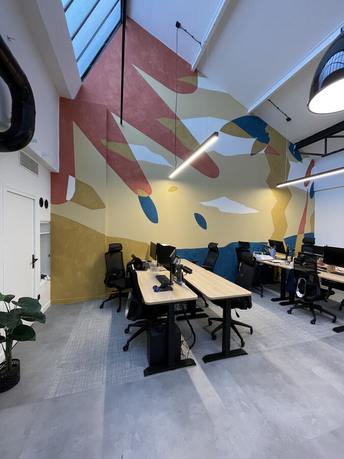 Fresque murale Reality Academy — Atelier Nickel Chrome