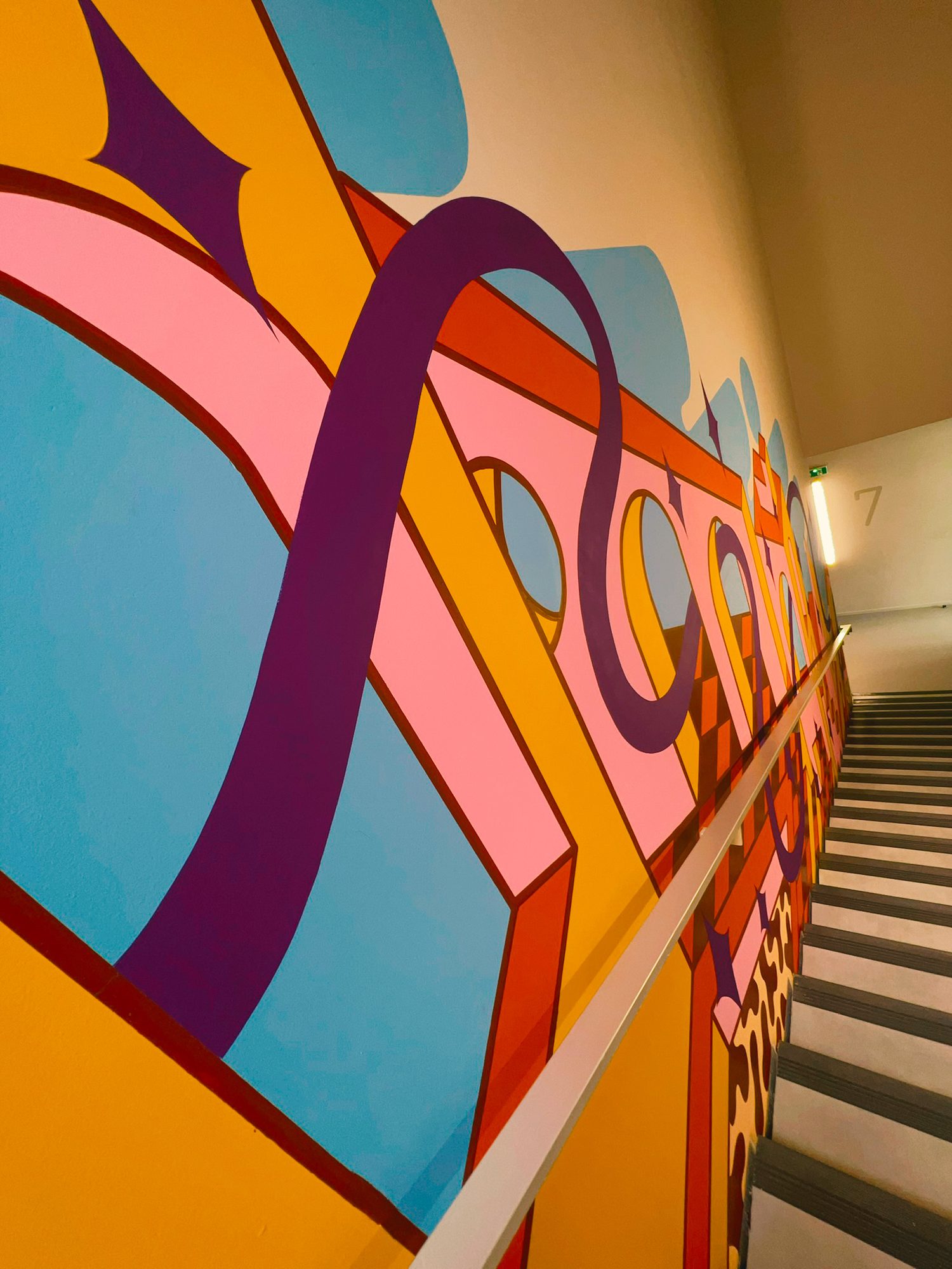 Vue d'ensemble — fresque murale Groupe VYV · Onirique, Paris