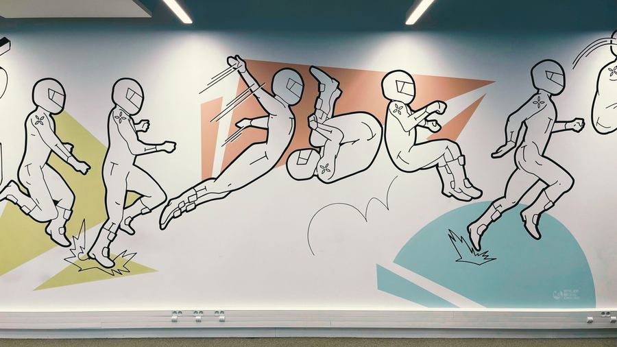 Fresques, sport et sentiment d'appartenance — Atelier Nickel Chrome